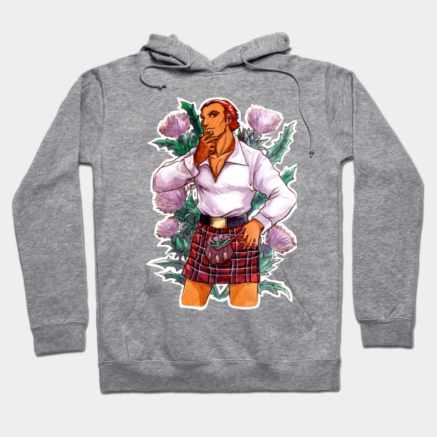 Royal Thistle Hoodie by aimoahmed